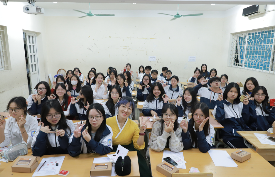 전통 수제도장 만들기 수업 단체 사진