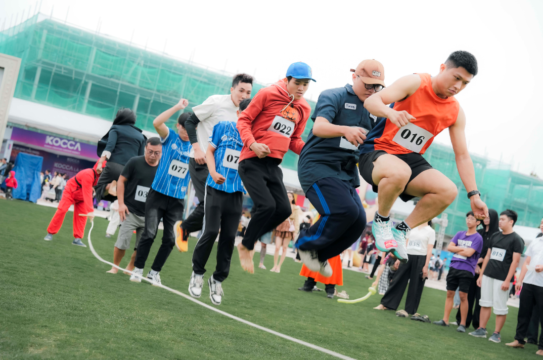 행사에서 전통놀이 체험 활동