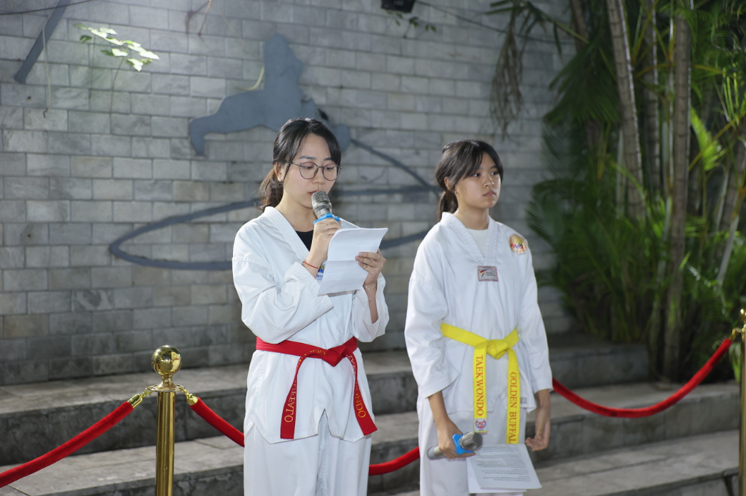 태권도교실 대표 수강생 소감 발표