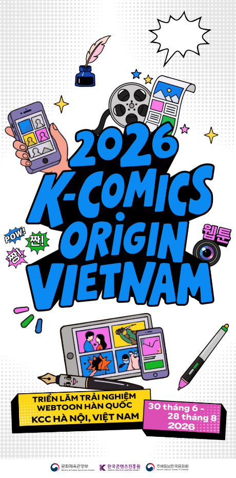 2026 K-COMICS ORIGIN VIETNAM 포스터