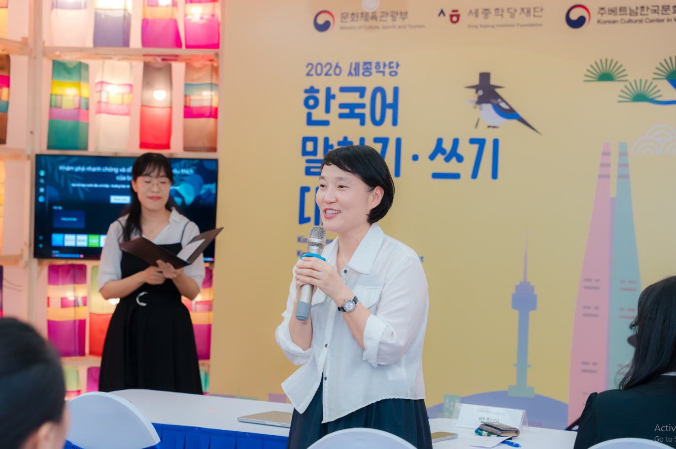 주베트남한국문화원 박찬아 원장의 인사
