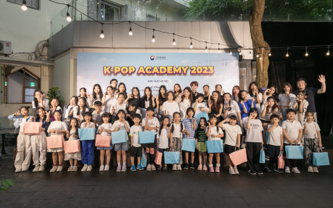 주베트남한국문화원, <2023 K-POP 아카데미 in 하노이> 수료식