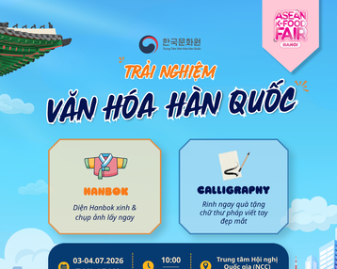 TRẢI NGHIỆM VĂN HÓA HÀN QUỐC TẠI ASEAN K-FOOD FAIR 2026