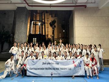  BUỔI GIAO LƯU CÙNG CLB TAEKWONDO TRƯỜNG ĐẠI HỌC THƯƠNG MẠI